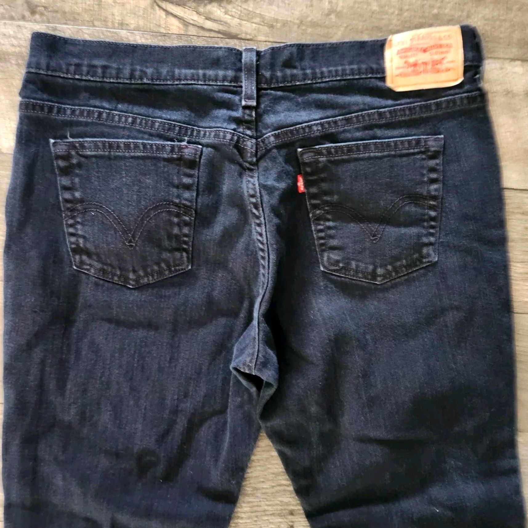 Levi's Levi's 515 Bootcut Jeans Women's Size 12s 27" Blue Mid Rise Dark Wash Y2K VTG Jeans Size 34" / US 12 / IT 48 - 6 Thumbnail