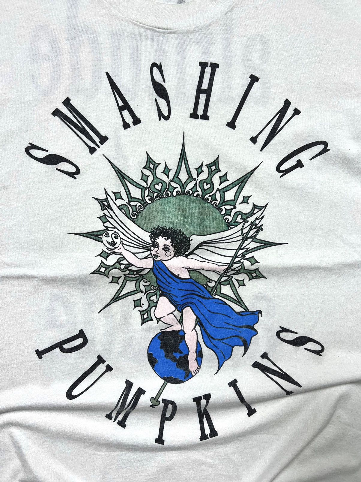 Band Tees × Vintage RARE Vintage 90s Smashing Pumpkins T-Shirt Size US XL / EU 56 / 4 - 4 Thumbnail