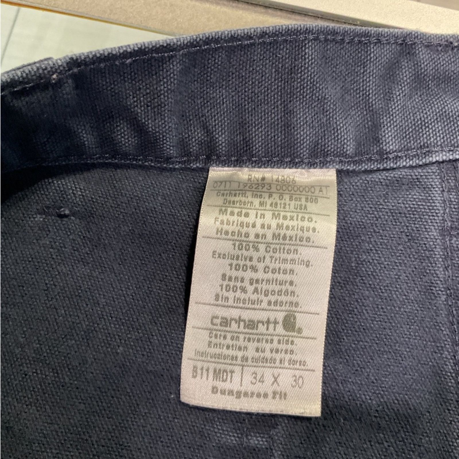 Carhartt Distressed Vintage 90s Carhartt Pants Size US 34 / EU 50 - 3 Thumbnail