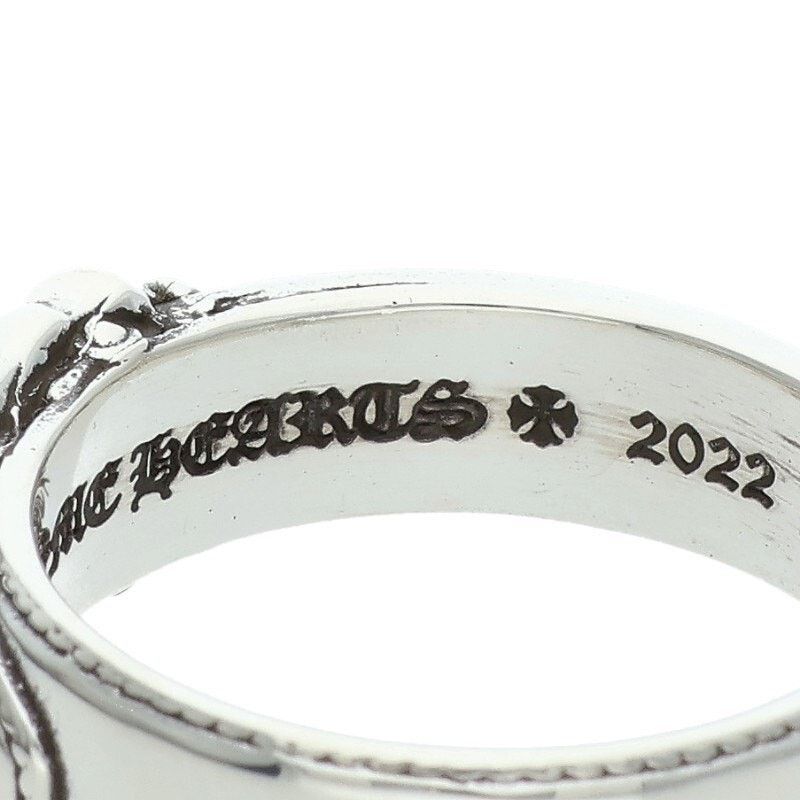 Chrome Hearts Chrome Hearts Belted CH Logo Small Silver Ring Size ONE SIZE - 4 Thumbnail