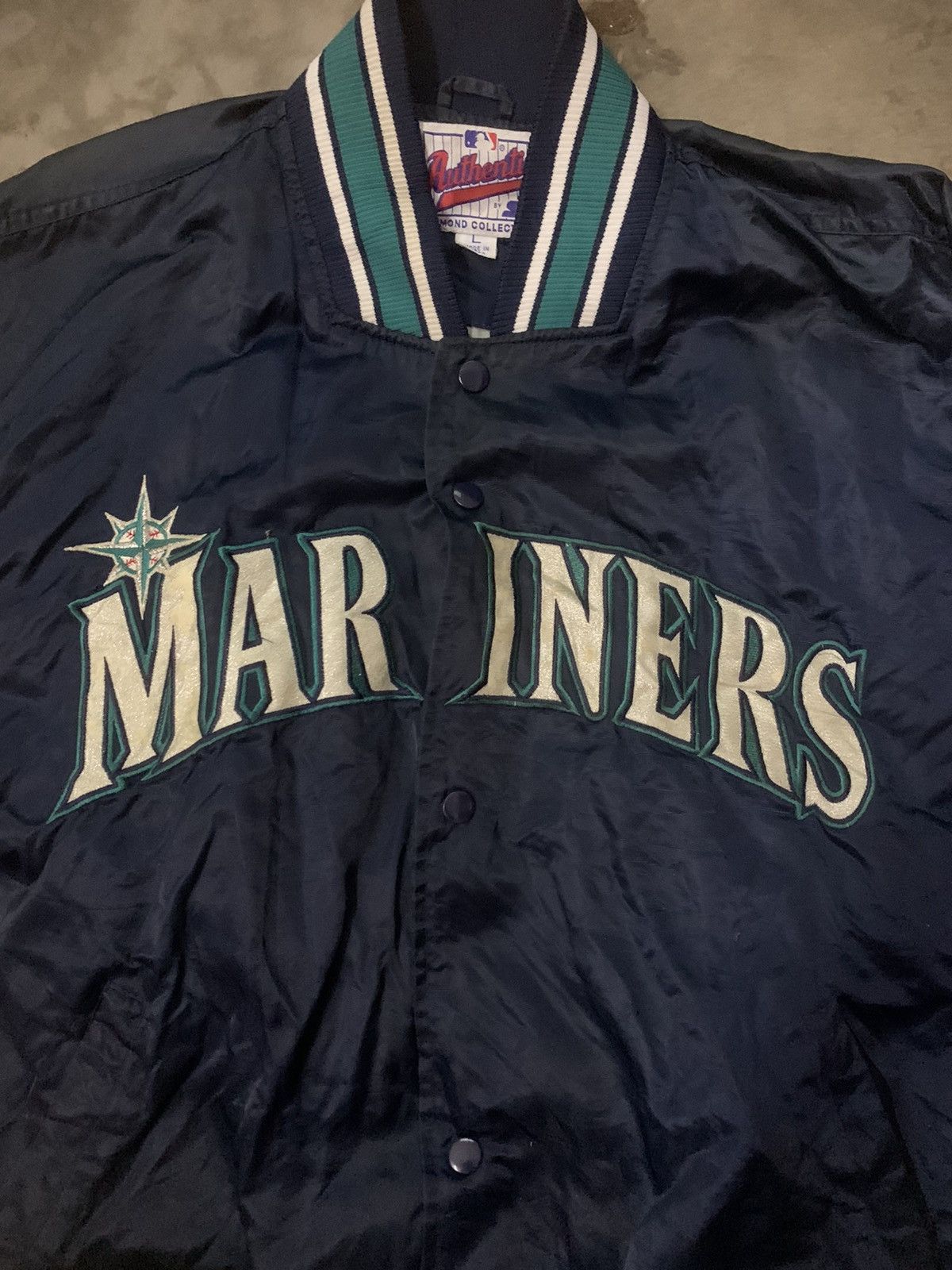 MLB × Starter × Vintage Seatle Mariners Baseball Jacket Size US L / EU 52-54 / 3 - 4 Thumbnail