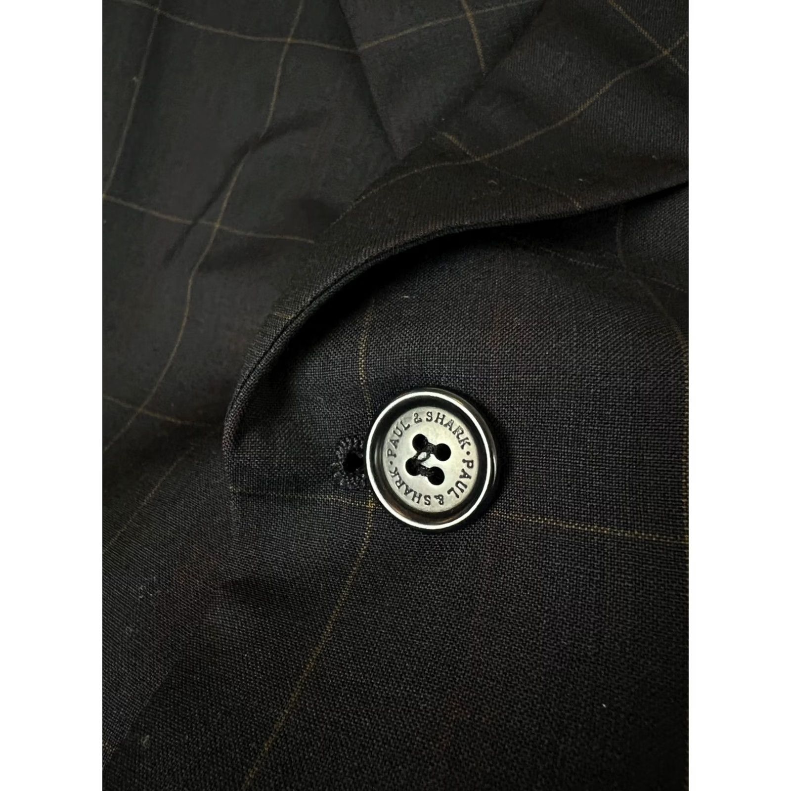Paul & Shark Paul & Shark Blazer Jacket Vintage Check Blue 100% Wool Size 50 Mens Regular 50 Blue Check Wool Blazer 90s Classic Size 50R - 6 Thumbnail