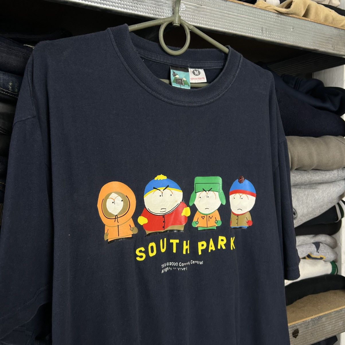 Cartoon Network Vintage South Park 2000 Big Logo cartoon tee size M Size US M / EU 48-50 / 2 - 2 Thumbnail