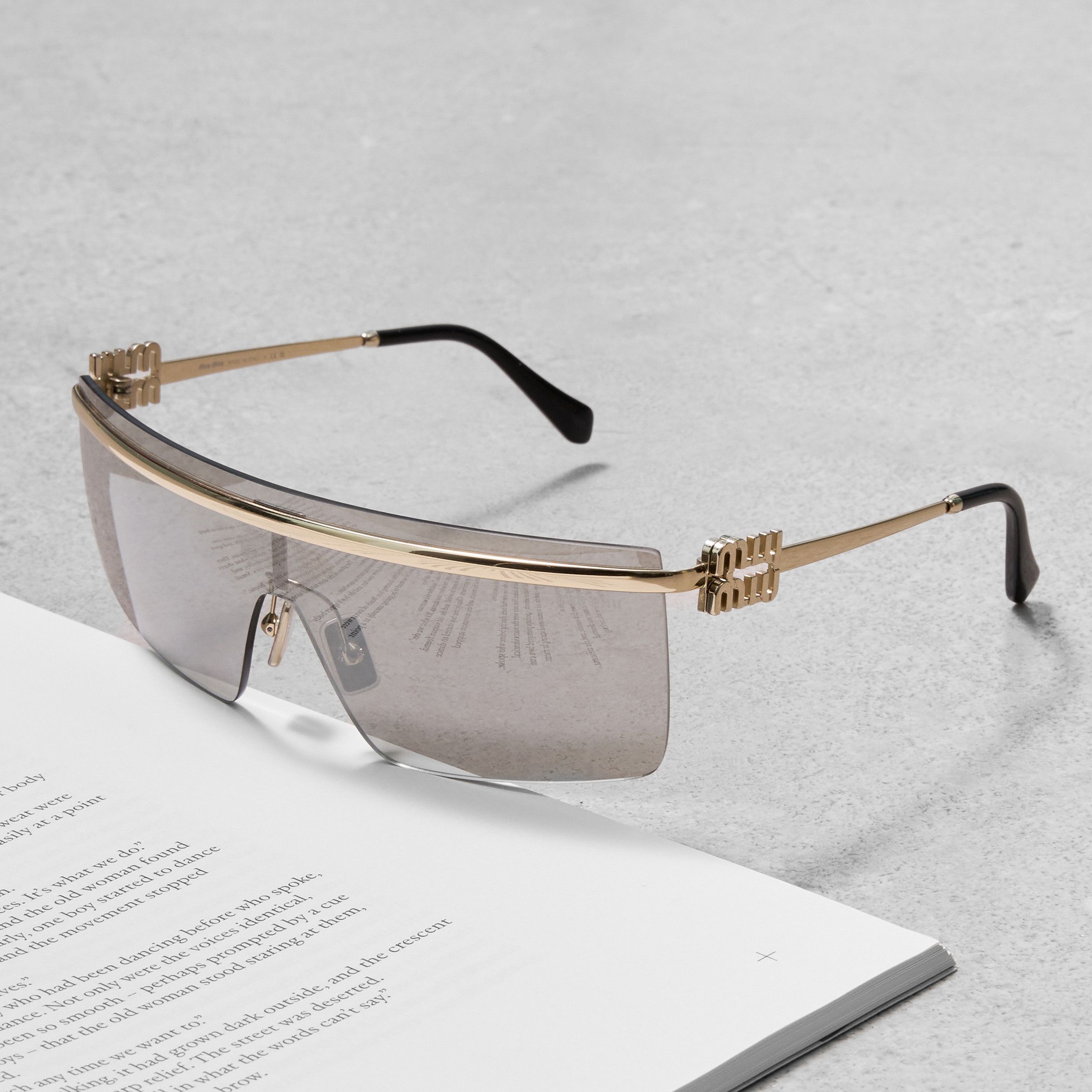 Miu Miu MIU MIU MU 50ZS_ZVN1I2 Sunglasses Size ONE SIZE - 2 Thumbnail
