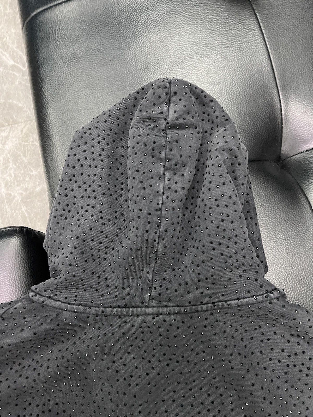 Balenciaga Balenciaga SS23 Runway “Mud” Crystal Zip Hoodie Size US M / EU 48-50 / 2 - 8 Thumbnail