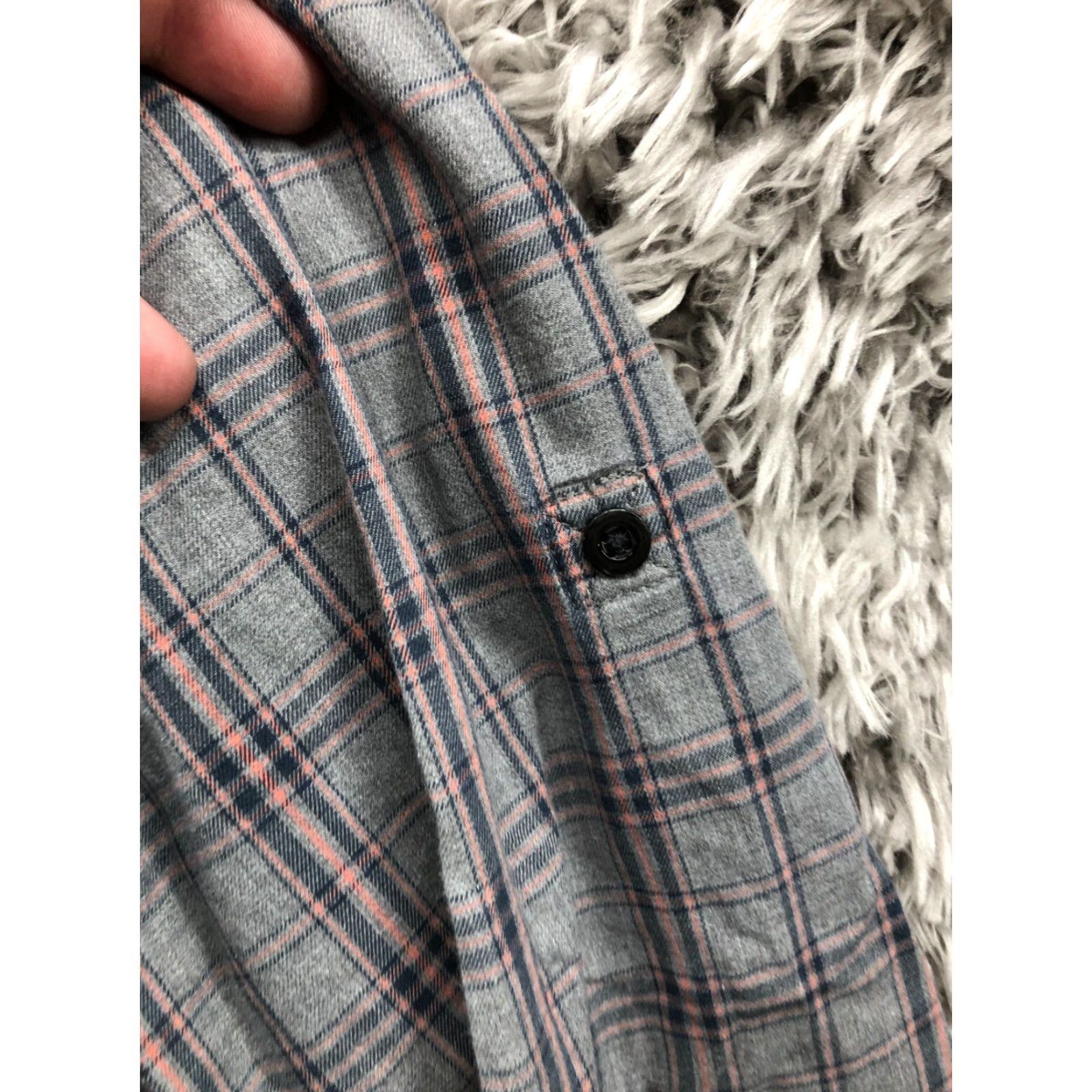 Vintage MICHAEL BASTIAN Shirt Mens XL Long Sleeve Button-Down Collar Gray Plaid Size US XL / EU 56 / 4 - 4 Thumbnail