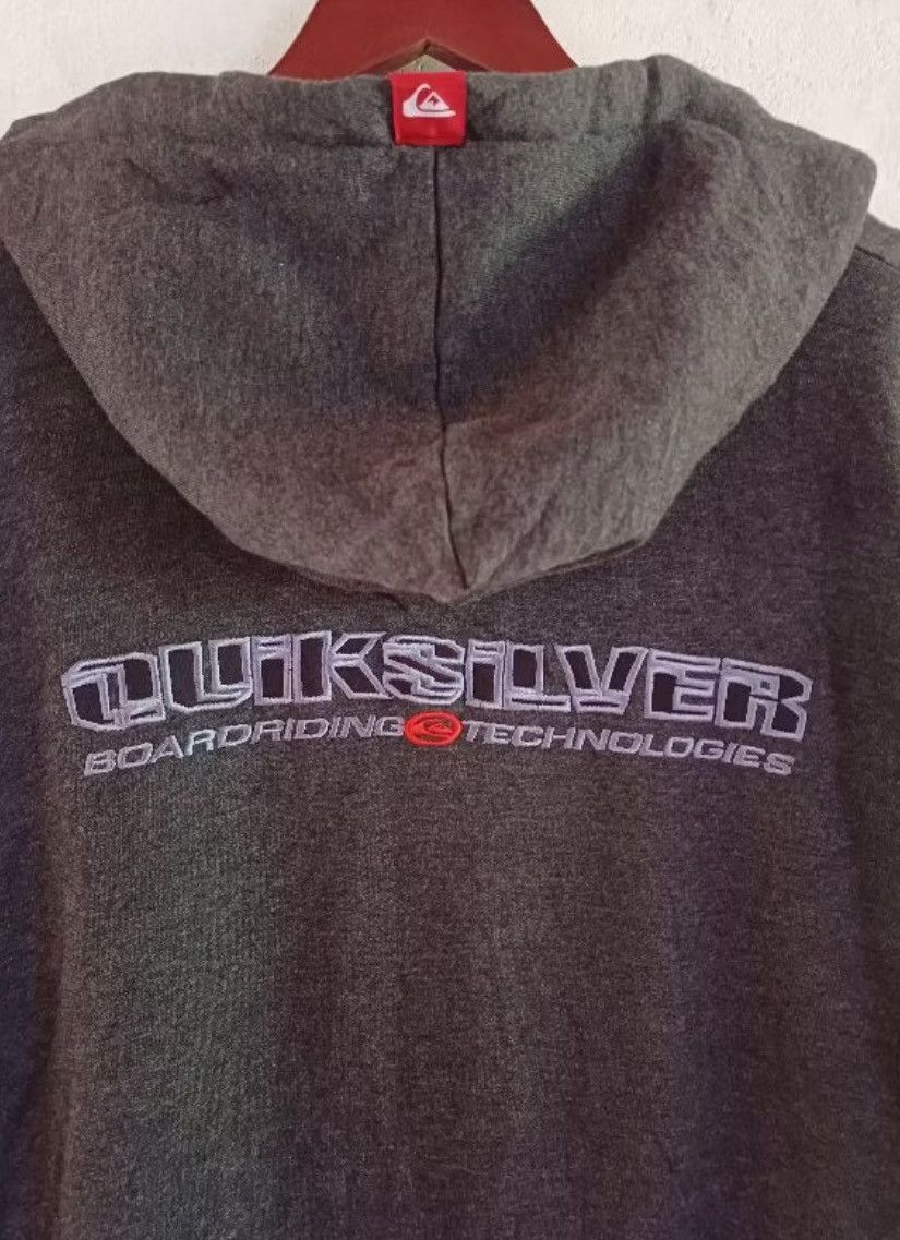 Quiksilver × Vintage Vintage Zip Hoodie Quick Silver Size US XL / EU 56 / 4 - 4 Thumbnail
