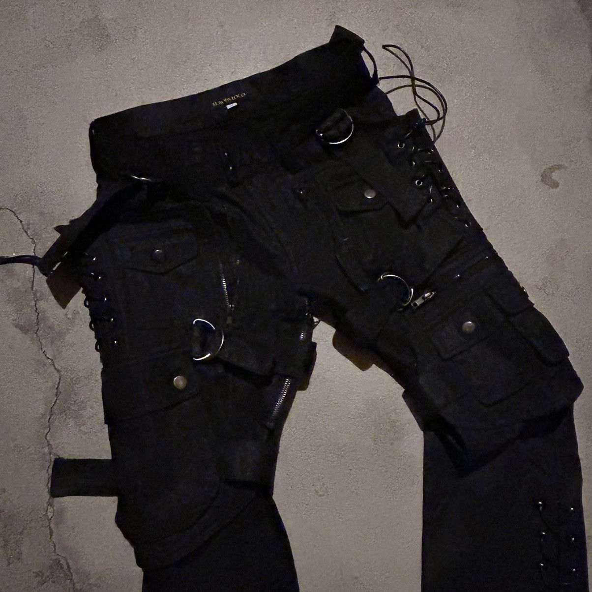 If Six Was Nine × Japanese Brand × Le Grande Bleu (L.G.B.) El ropa loco bondage black pants Size US 28 / EU 44 - 8 Thumbnail