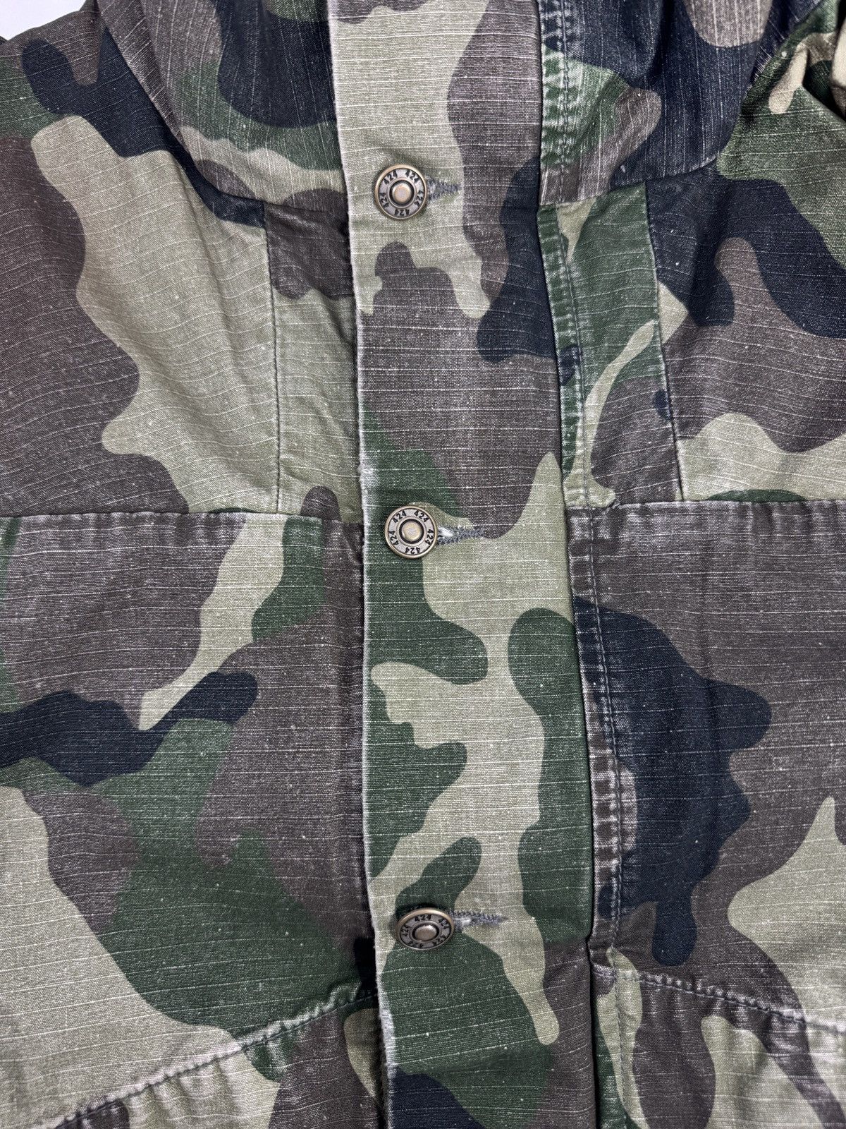 424 Camouflage-Print Cotton-Ripstop Hooded Jacket Size US M / EU 48-50 / 2 - 4 Thumbnail