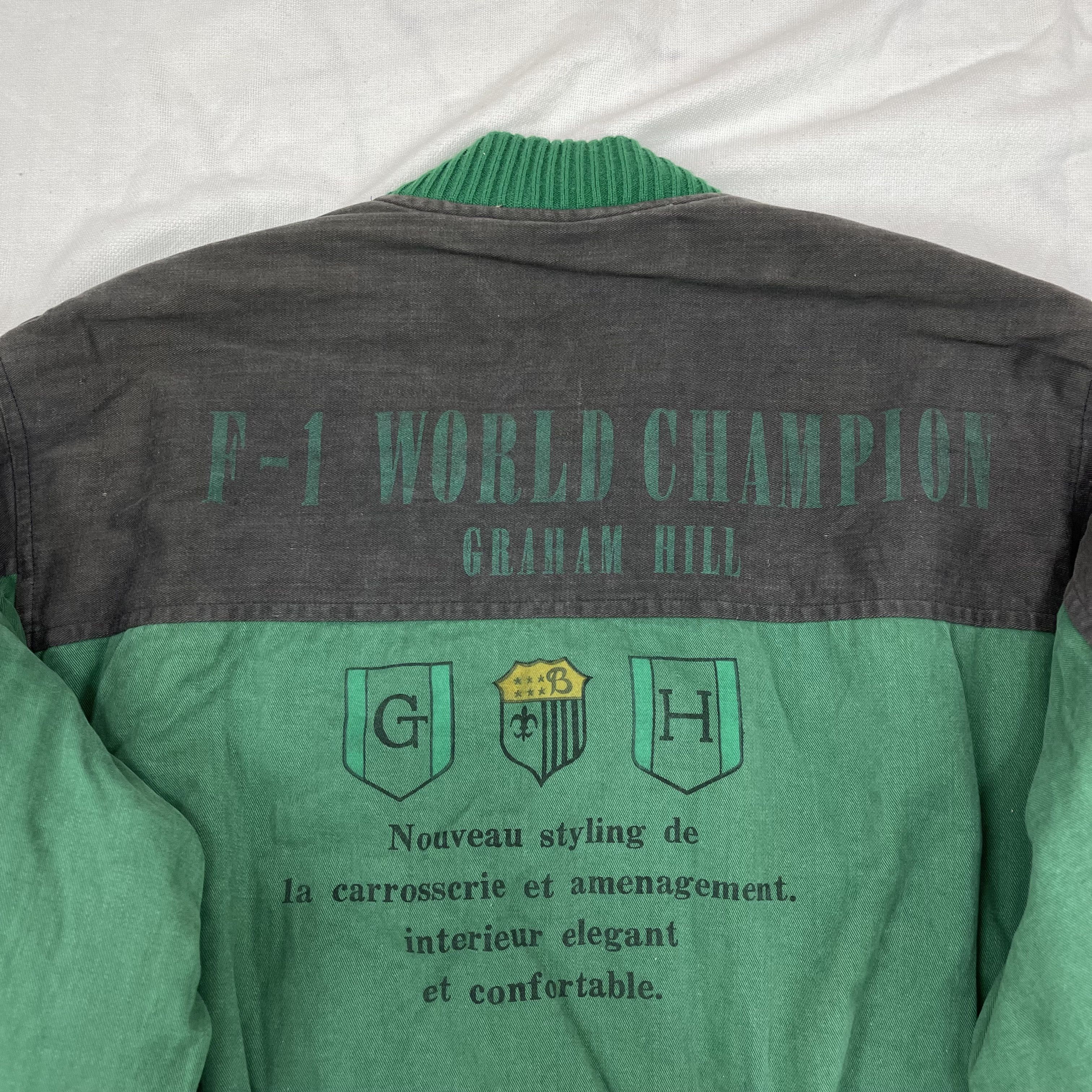 Formula 1 Vintage F1 WORLD CHAMPION GRAHAM HILL Bomber Jacket #1186/AP Size US M / EU 48-50 / 2 - 2 Thumbnail