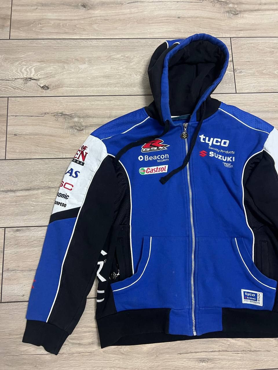 Formula 1 Suzuki Team Tyco Vintage Full Zip Hoodie Big Logo Racing Size US L / EU 52-54 / 3 - 3 Thumbnail