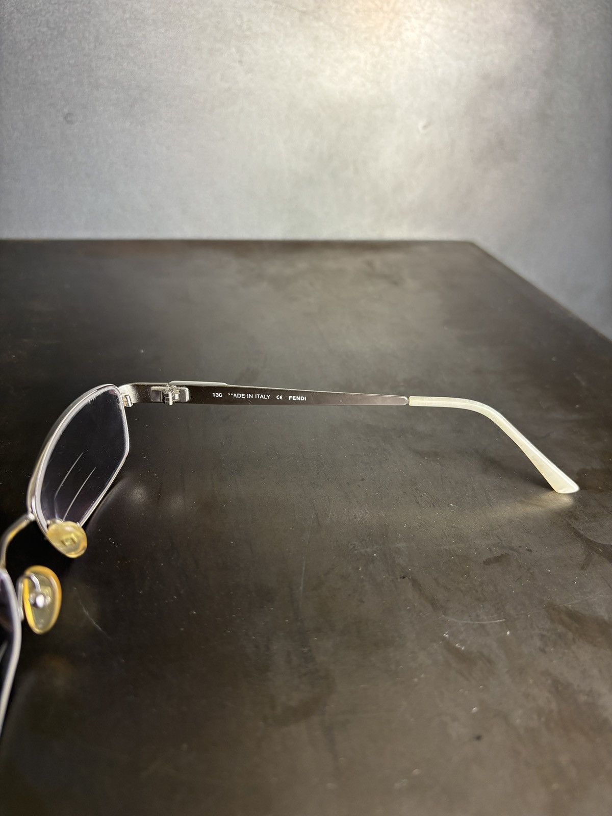 Fendi Vintage Fendi Glasses with Case Chrome Metal F769R Jewel Size ONE SIZE - 13 Thumbnail