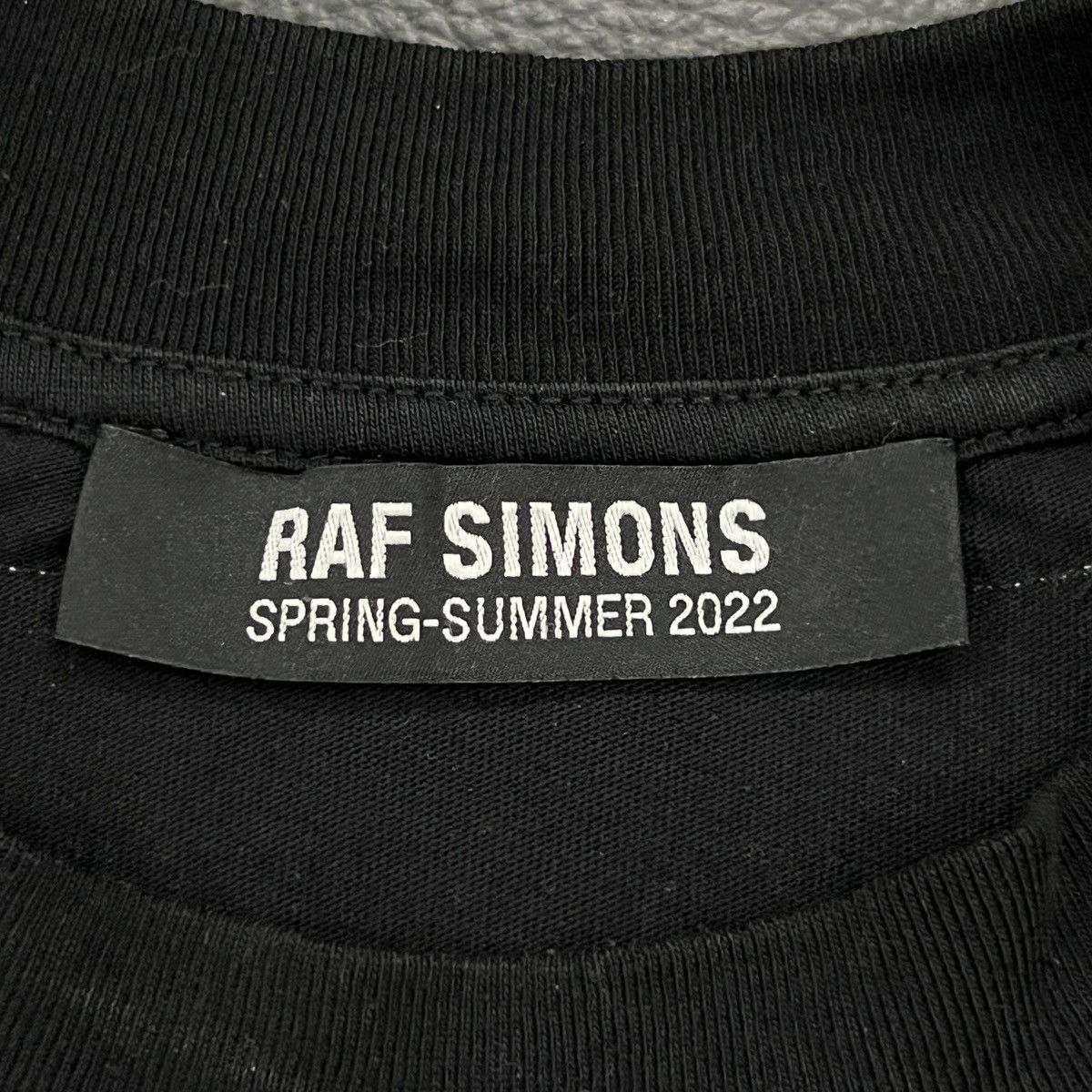 Raf Simons Raf Simons SS22 Grim Reaper Graphic Panel Sleeve T-Shirt Size US S / EU 44-46 / 1 - 8 Thumbnail