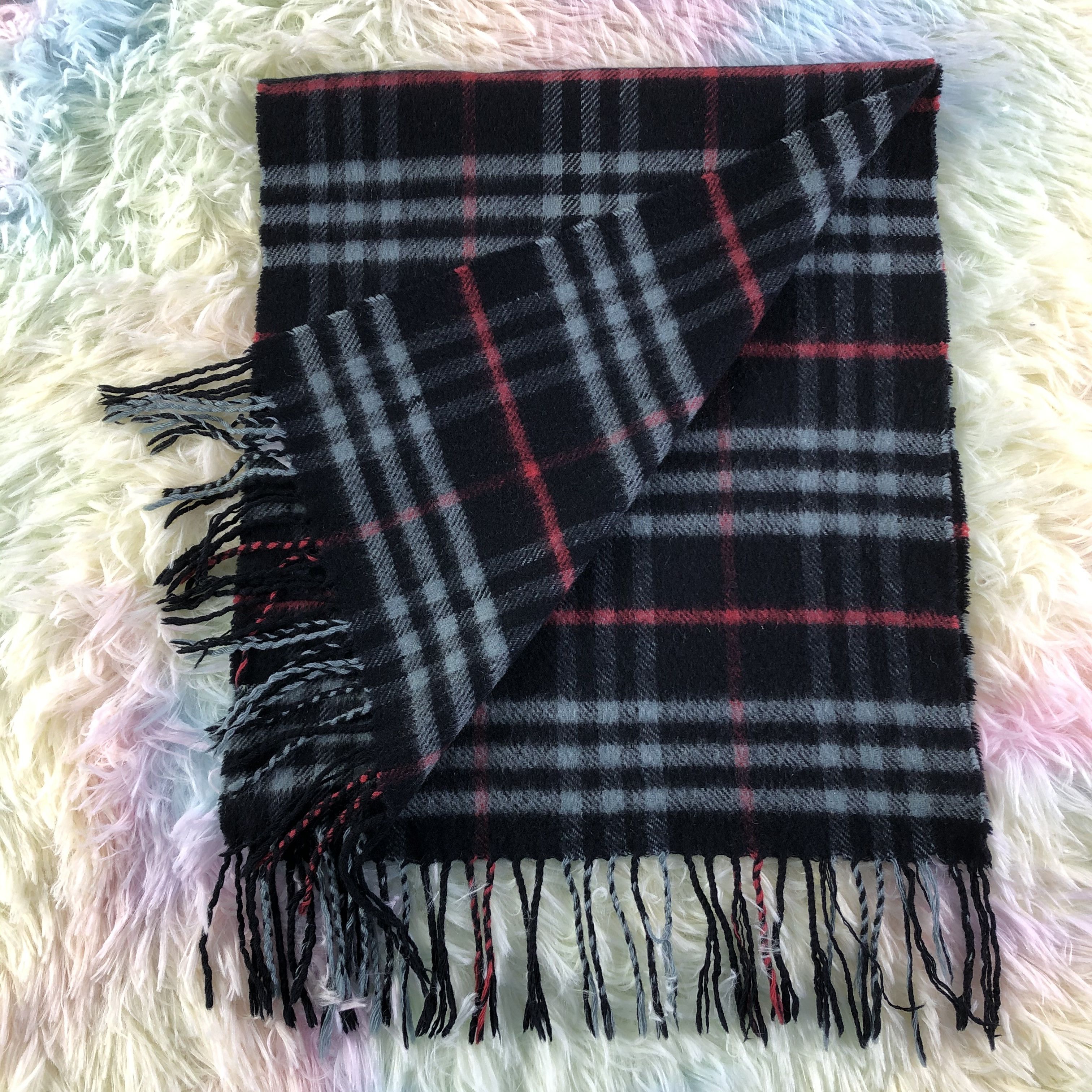Burberry × Vintage Burberry Scarf / Muffler / Neckwear - KM220 Size ONE SIZE - 6 Thumbnail