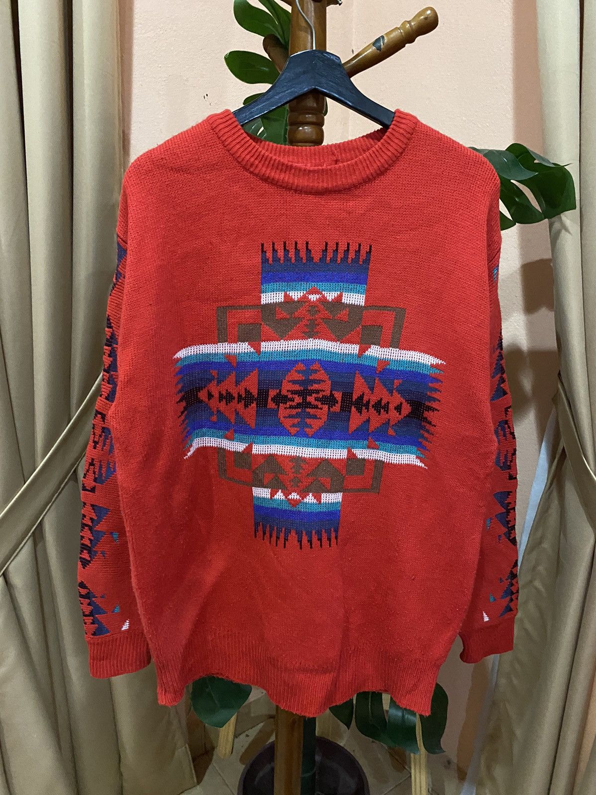 Vintage VINTAGE POWER OF THE PEOPLE NAVAJO KNITWEAR Size US L / EU 52-54 / 3 - 3 Thumbnail
