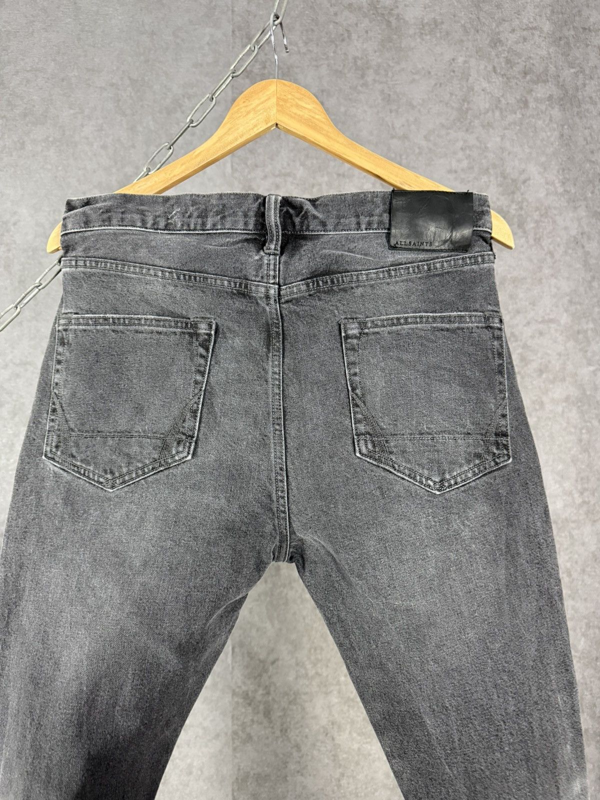 Allsaints Allsaints Cigarette designer distressed denim jeans Size US 31 - 6 Thumbnail