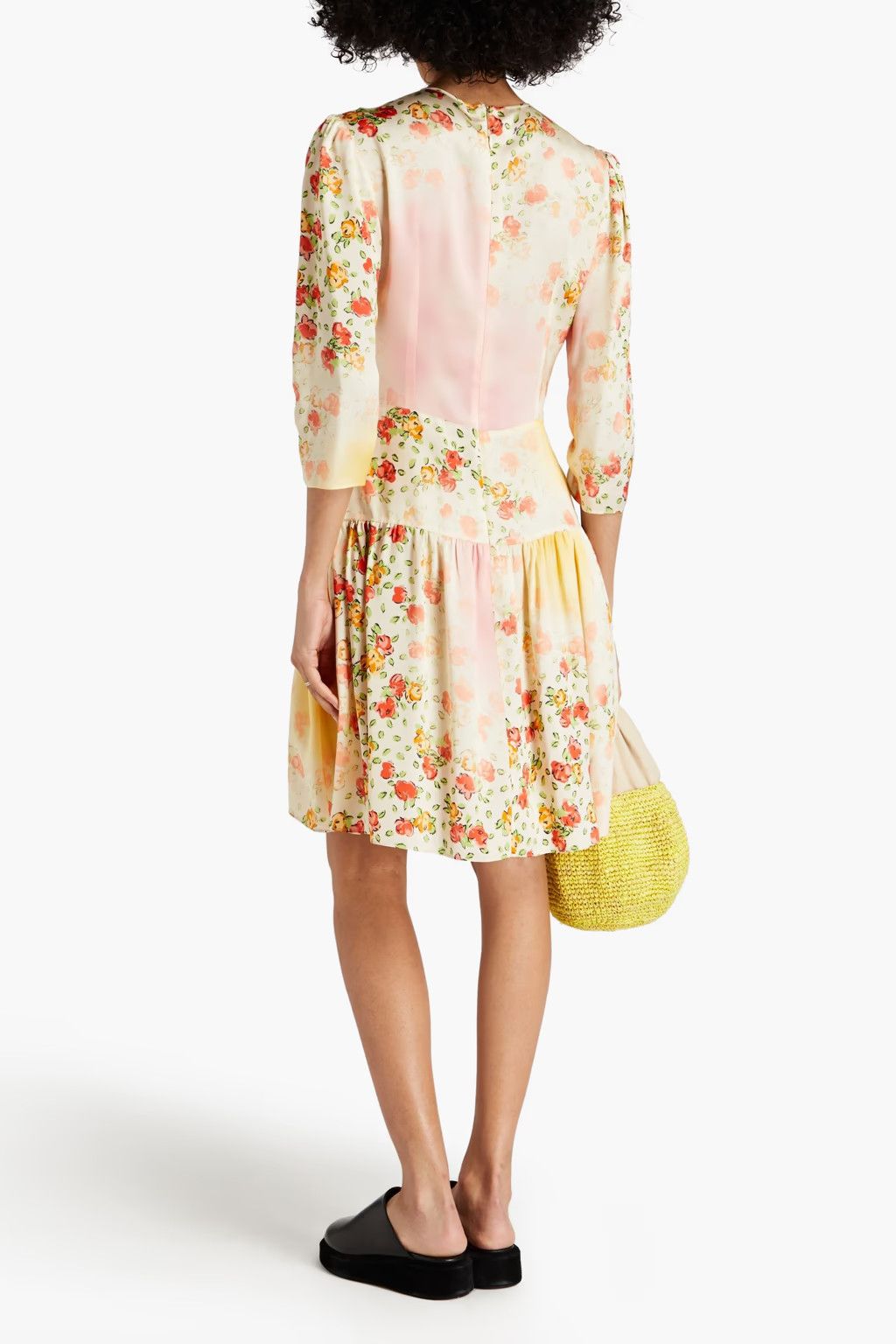 Marni o1y1025 Midi Dress in Multicolor Size XS / US 0-2 / IT 36-38 - 3 Thumbnail