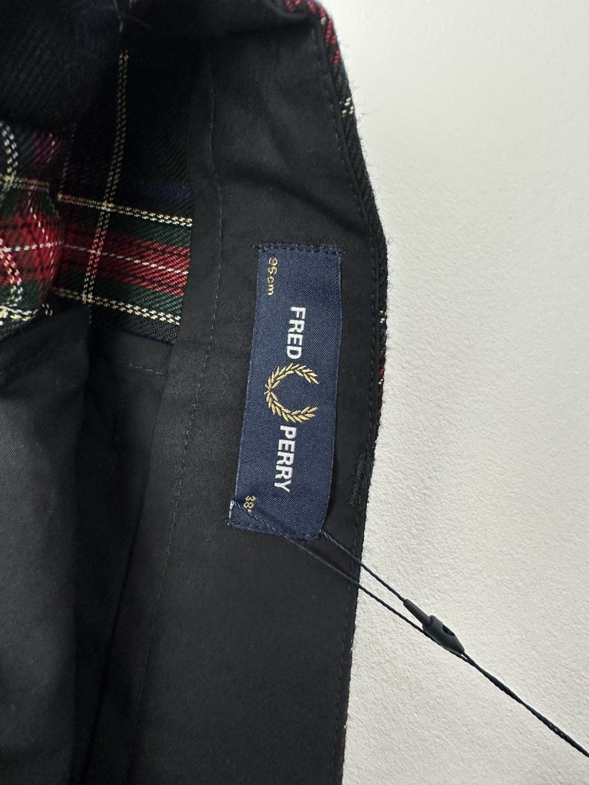 Fred Perry Fred Perry Men’s Tartan Wool Blend Trousers 38R Size US 38 / EU 54 - 13 Thumbnail