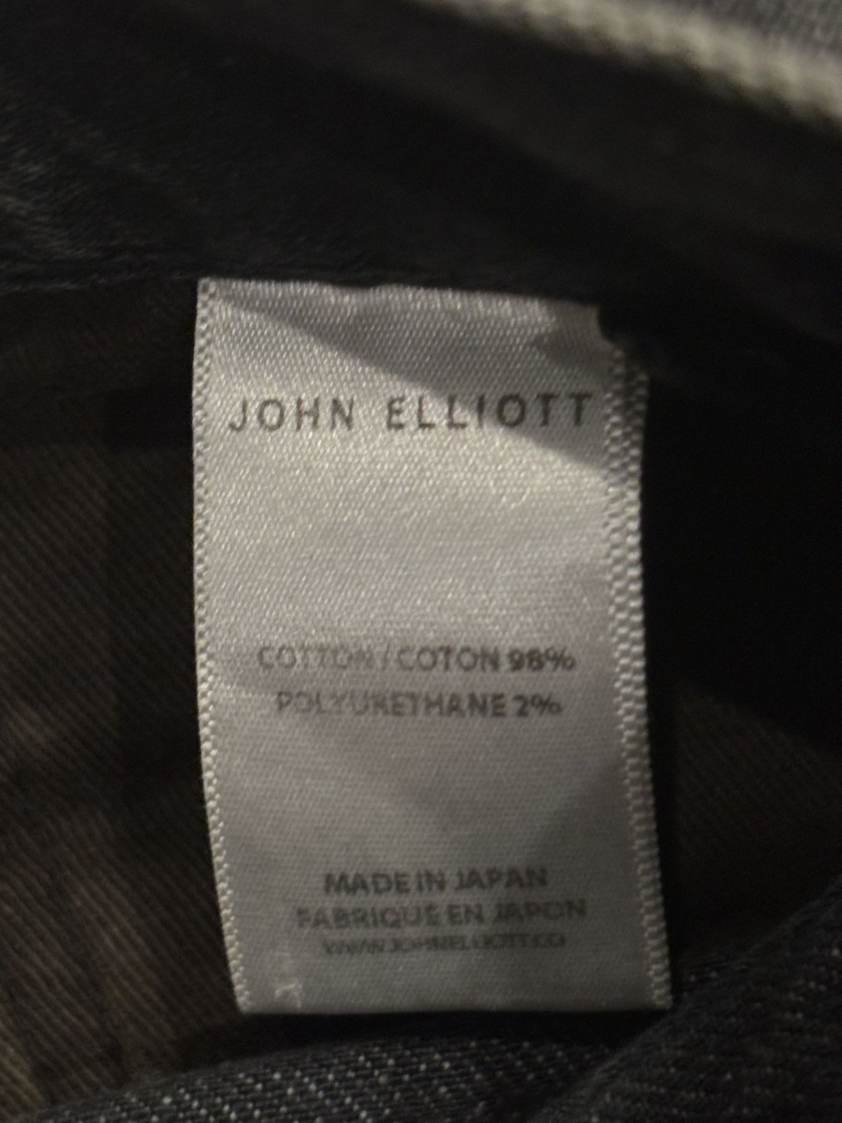 John Elliott john elliott cast 2 clash black denim Size US 32 / EU 48 - 2 Thumbnail