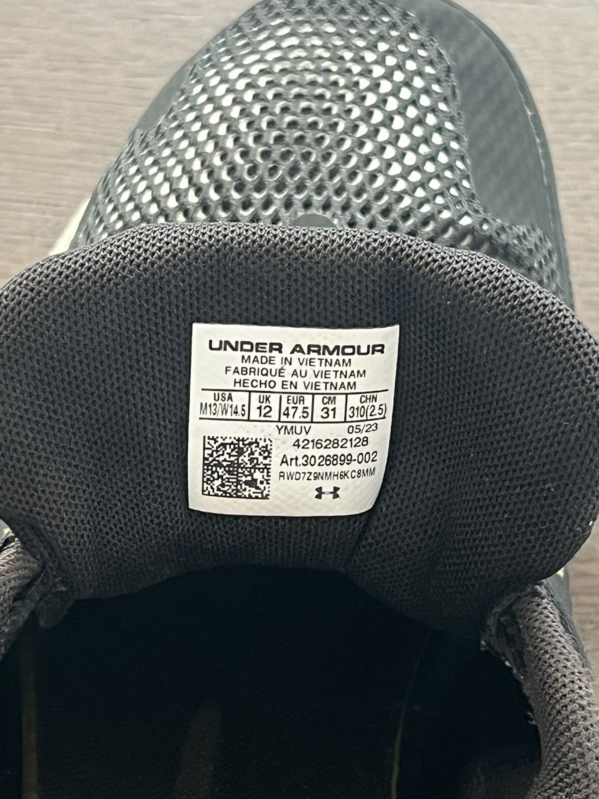 Under Armour Curry Hovr splash 3 / “black, gold and white”/ 13M Size US 13 / EU 46 - 5 Thumbnail