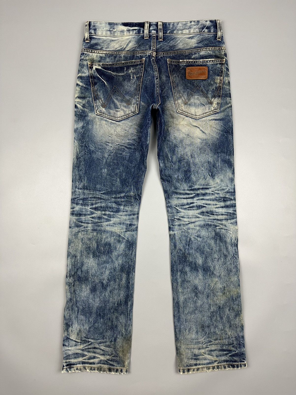 Japanese Brand Vintage Distressed DPSR Acid Washed Denim Size US 33 - 2 Thumbnail