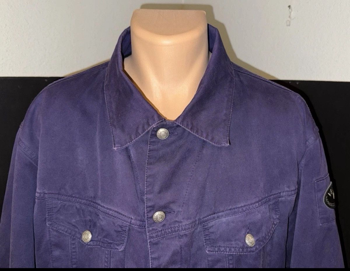 Other Versace V2, Purple Rayon Trucker Jacket, XXL 9/10 Size US XXL / EU 58 / 5 - 10 Thumbnail