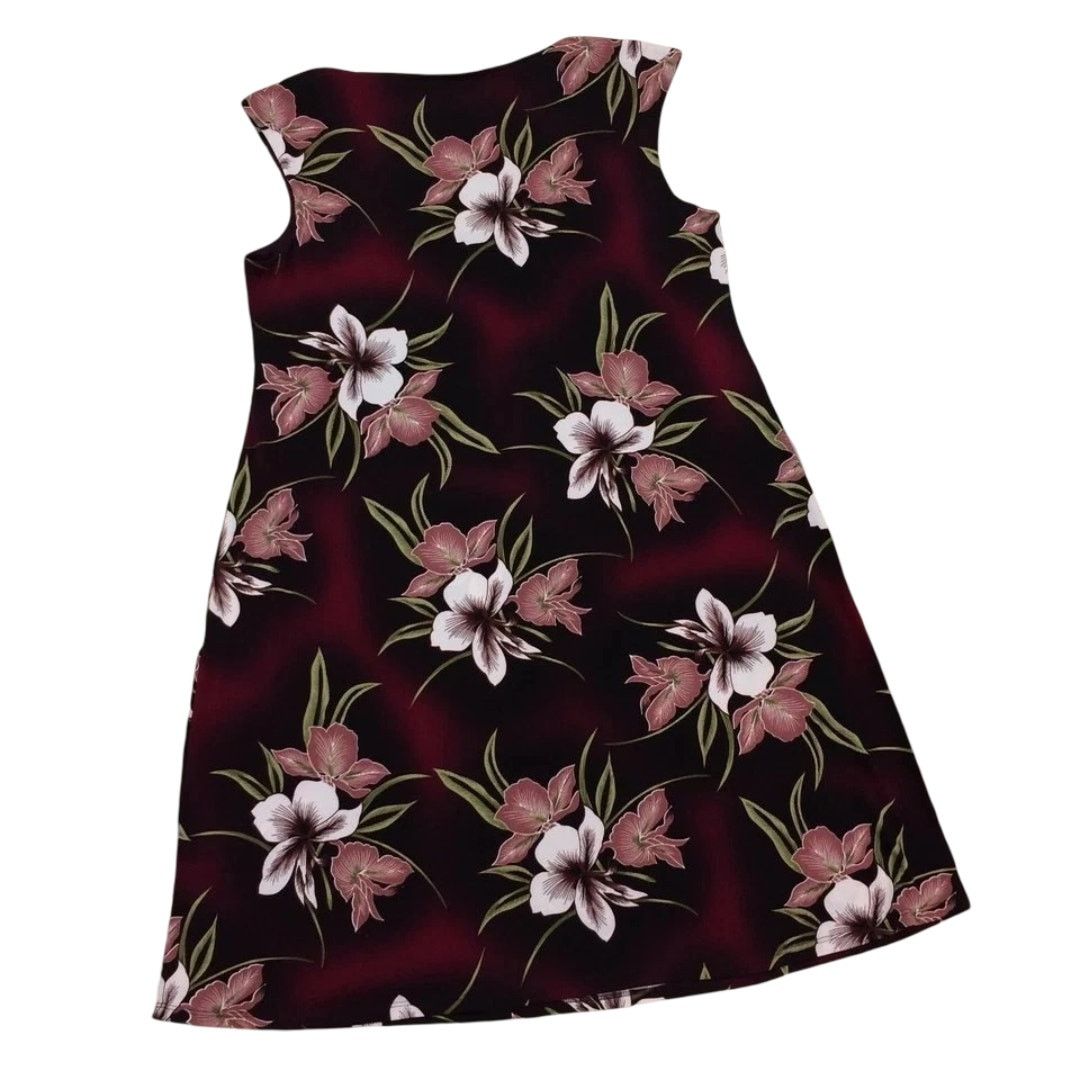 Macys NWT Connected Apparel Pull-on Jersey Floral A-line Dress 8 Size M / US 6-8 / IT 42-44 - 6 Thumbnail