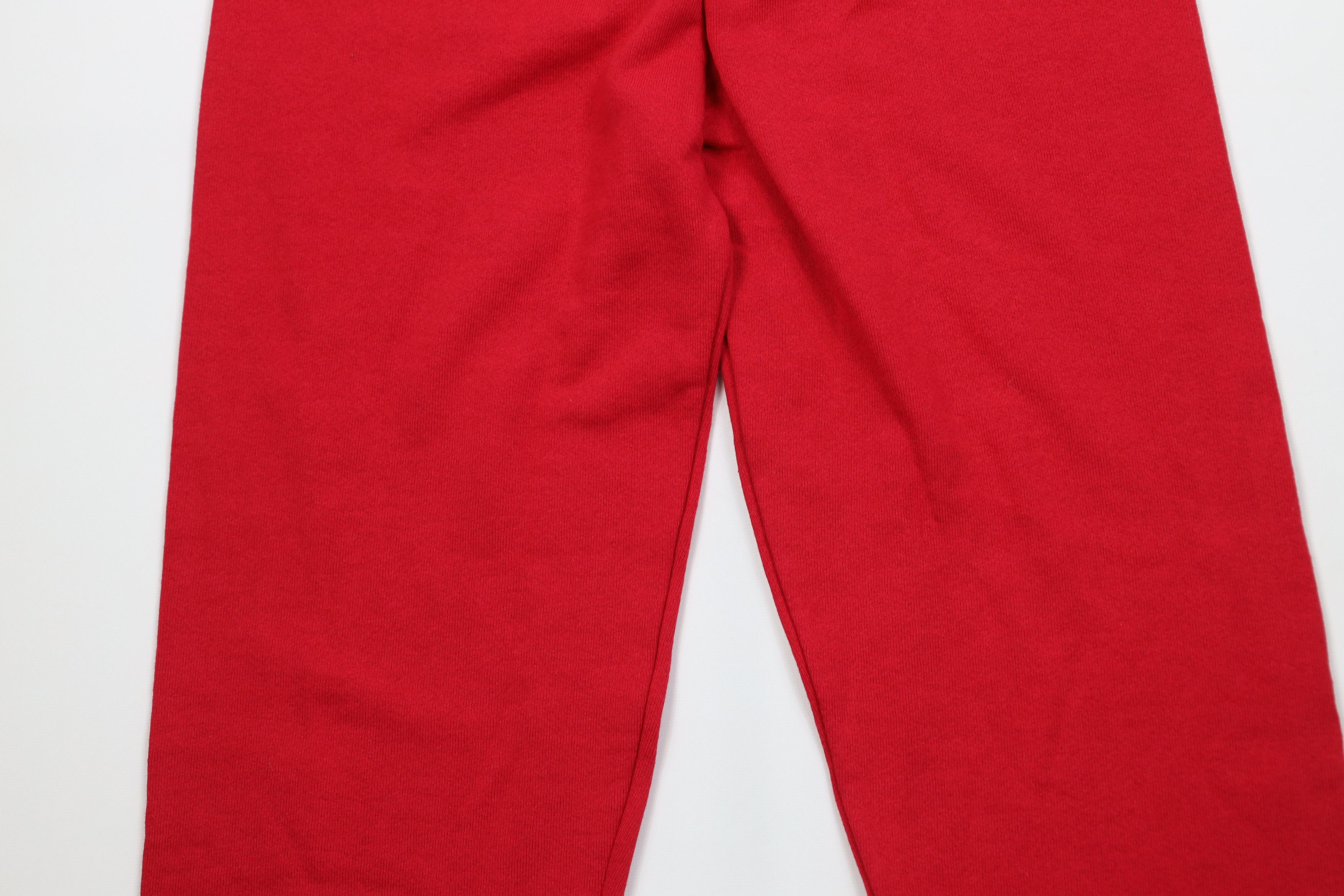 Vintage Vintage 90s Streetwear Tapered Sweatpants Pants Red USA Size 24" / US 00 / IT 34 - 10 Thumbnail