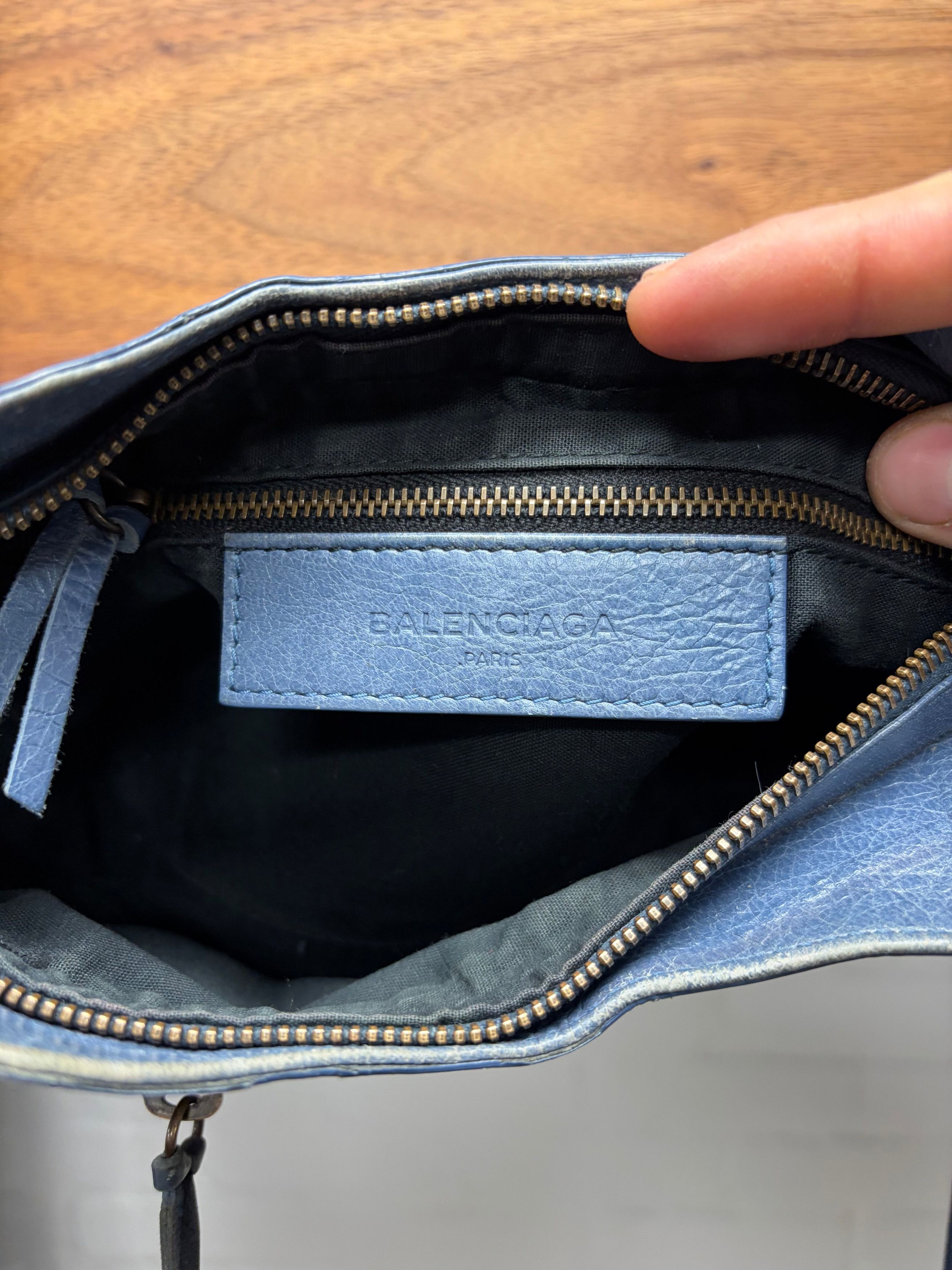 Balenciaga Balenciaga ‘Hip Motocross’ Classic Blue Crossbody Side Bag Size ONE SIZE - 5 Thumbnail