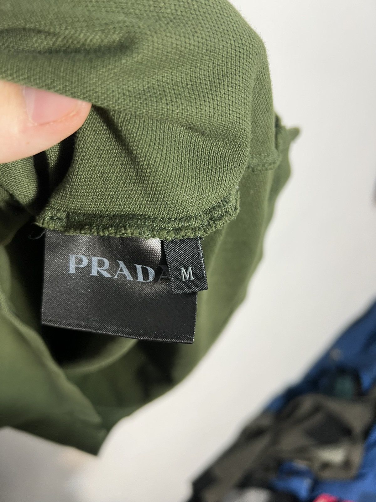 Prada Prada Polo T Shirt tee Green black logo Size US M / EU 48-50 / 2 - 6 Thumbnail