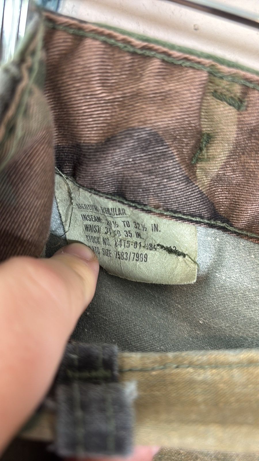 Vintage Vintage Military Camo Pants Size US 33 - 3 Thumbnail