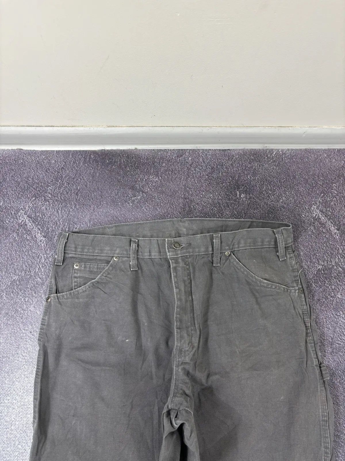 Dickies × Vintage Vintage Dickies Y2K Painted Gray Work Hype Baggy Pants Size US 36 / EU 52 - 10 Thumbnail