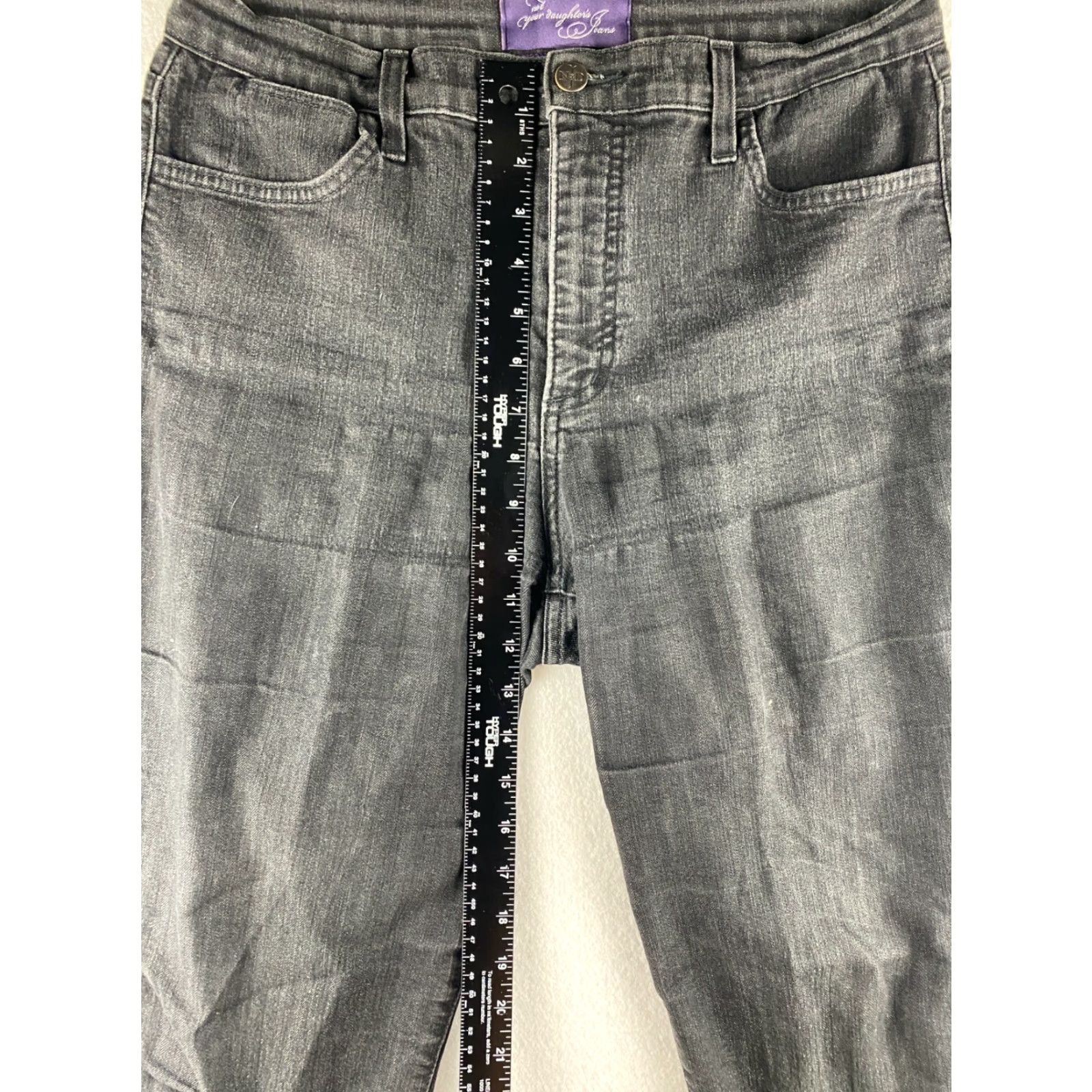 NYDJ NYDJ Jeans Black 8 NYDJ Not Your Daughters Jeans 8 Black Mom Relaxed Stretch Denim Pants Women Size 30" / US 8 / IT 44 - 4 Thumbnail