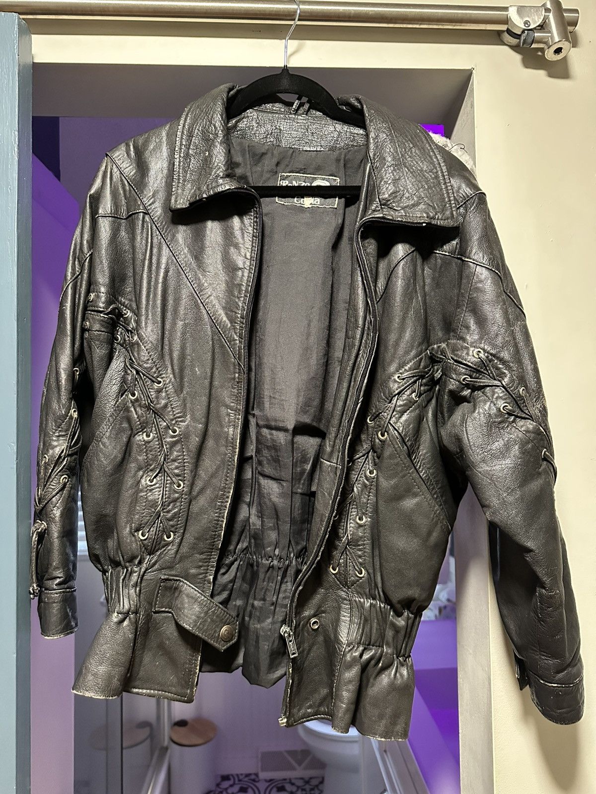 Vintage Vintage Renzo Costa Leather Coat Size US M / EU 48-50 / 2 - 1 Thumbnail