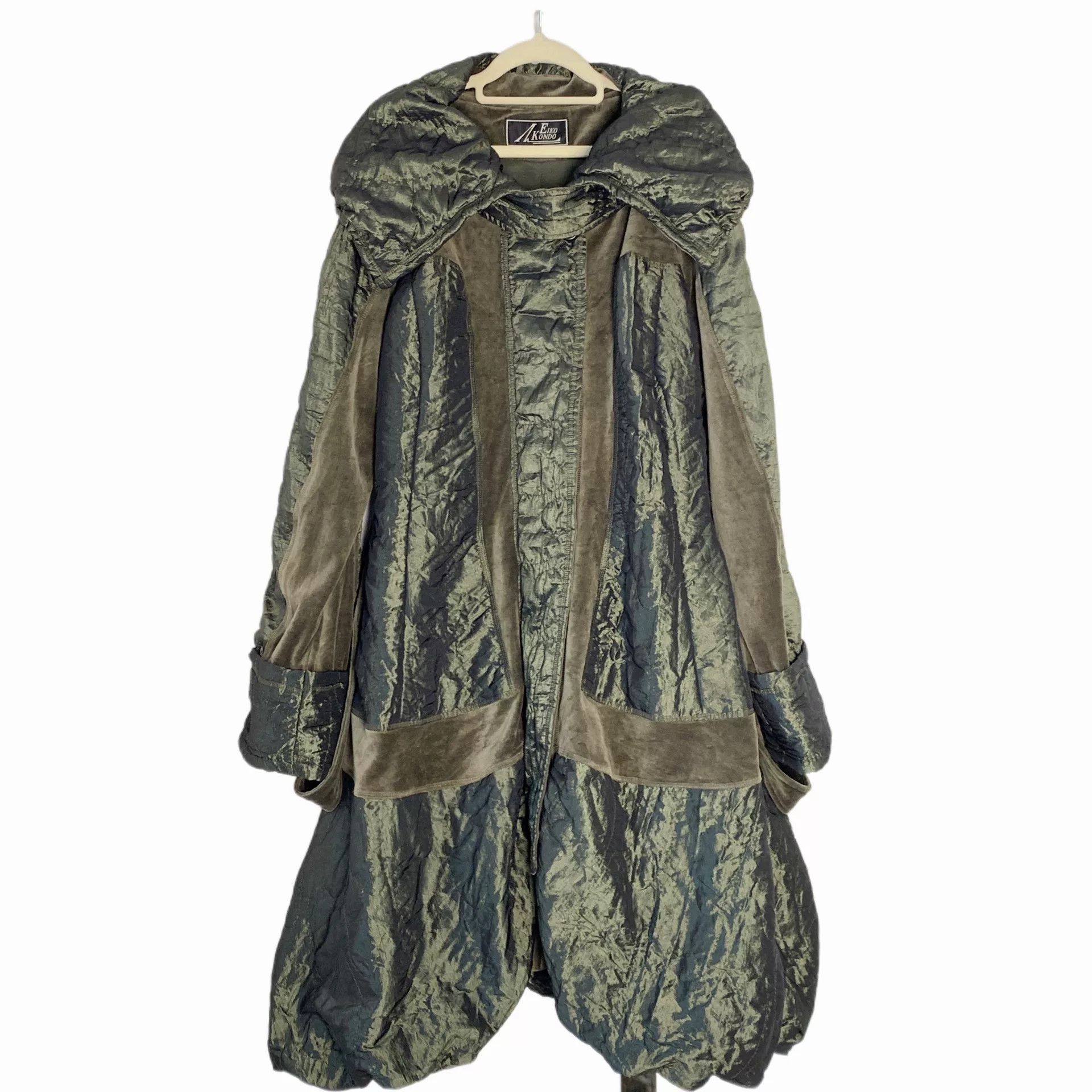 Michiko Koshino Long Cotton Trench Coat with Belt Size M / US 6-8 / IT 42-44 - 1 Thumbnail