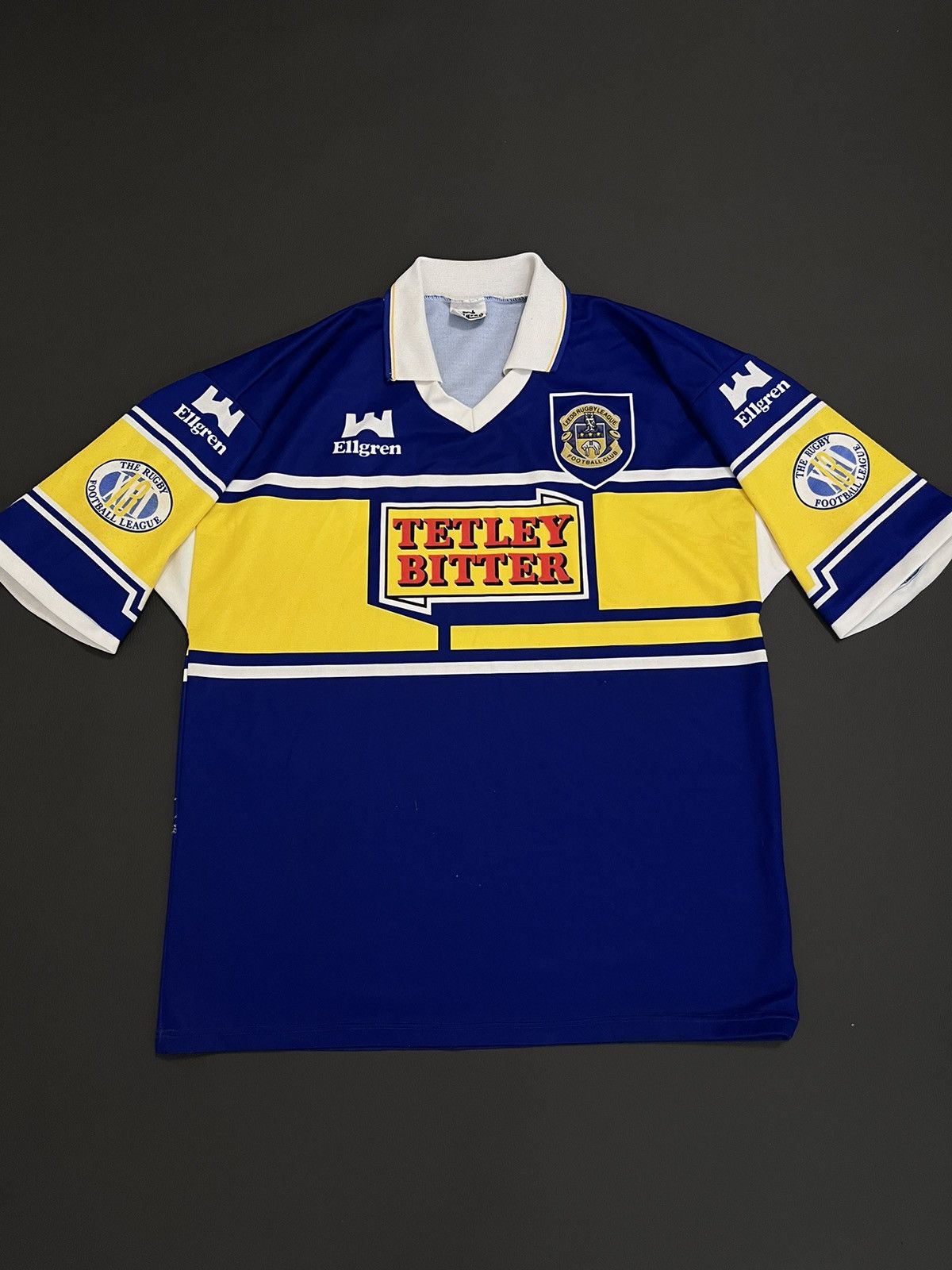 Vintage vintage Leeds Rugby League 1994 1995 Size L home Ellgren Size US L / EU 52-54 / 3 - 1 Thumbnail