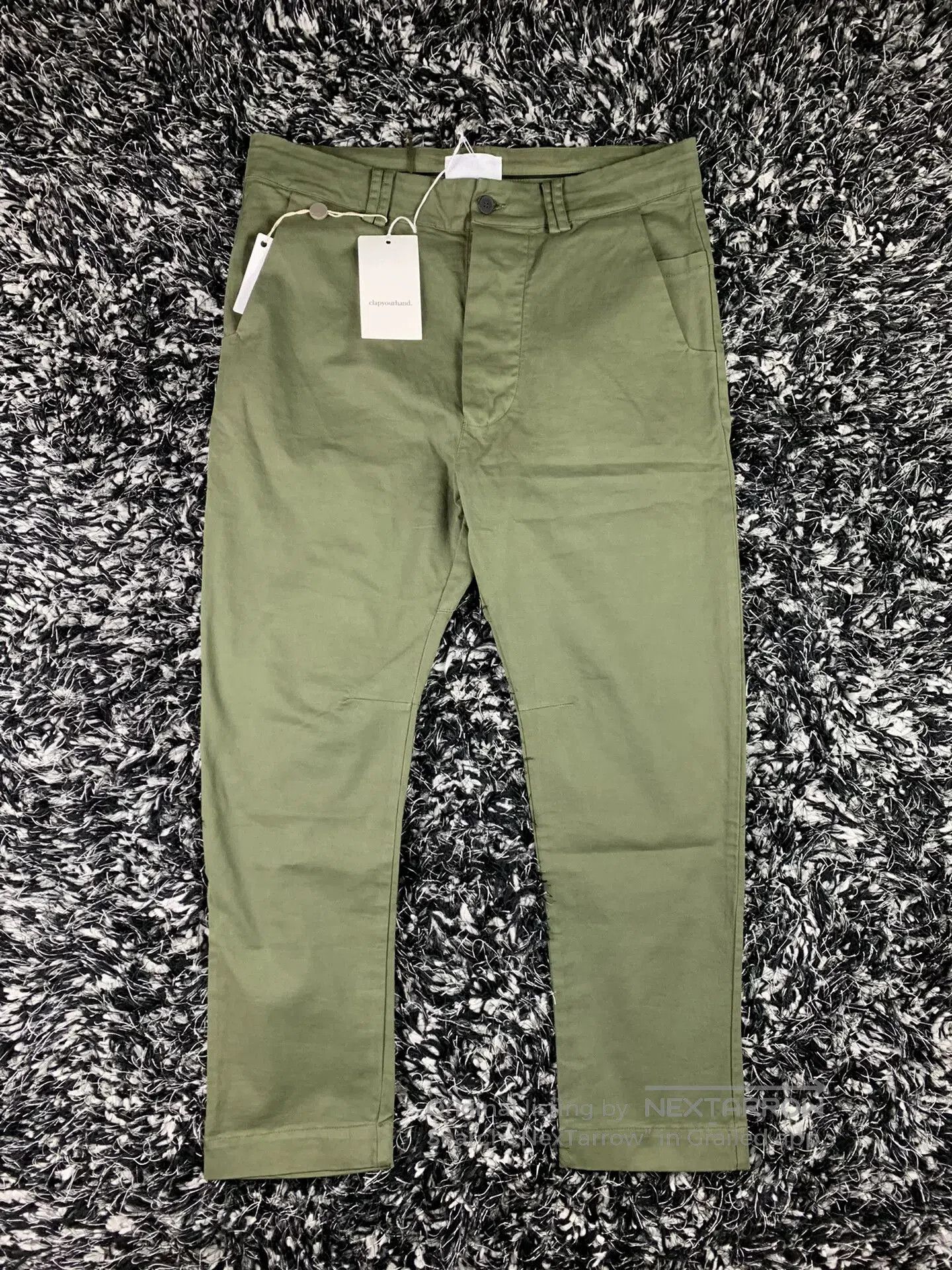 Japanese Brand C.Y.H Green Casual Pants. Size US 44 / EU 60 - 1 Thumbnail
