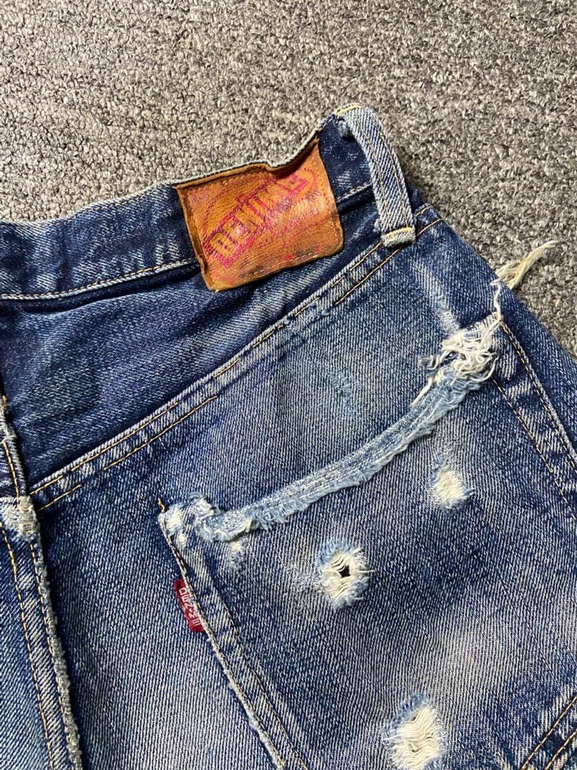 Denime Vintage DENIME Distressed Denim Jeans (137) Size US 29 - 3 Thumbnail