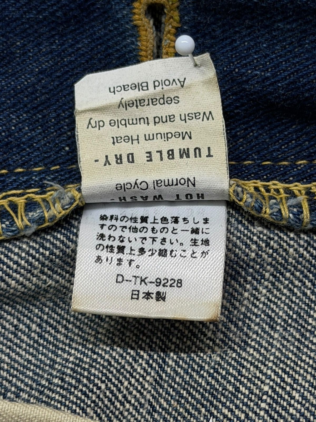 Lee Vintage Lee Union Made Lot 4101 Half Selvedge Japanese Denim Size US 31 - 14 Thumbnail