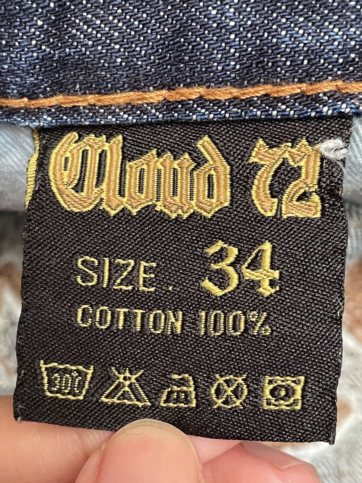 If Six Was Nine × Japanese Brand Rare Design Vintage Japanese Brand Cloud72 Jeans 2000s Size US 33 - 9 Thumbnail