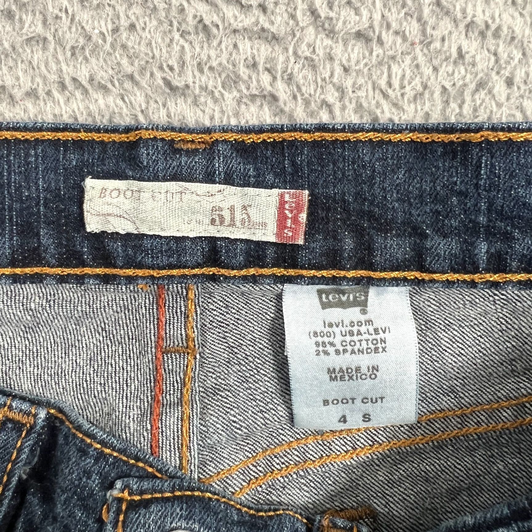 Levi's Levi's 515 Bootcut Jeans Women's 4 Regular Fit Dark Wash Blue 29x29 Size 27" / US 4 / IT 40 - 5 Thumbnail