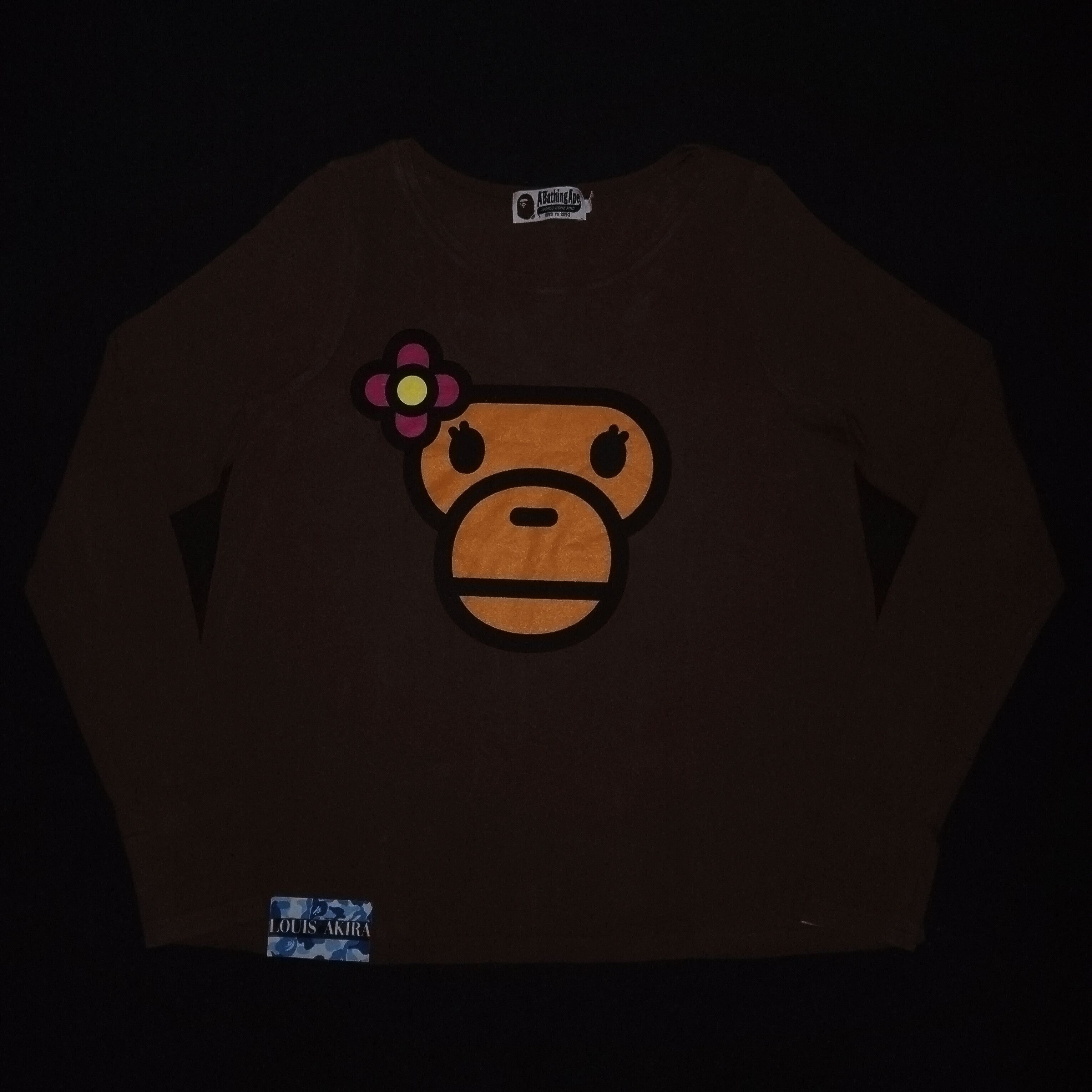Bape Baby Milo Long Sleeve Tee