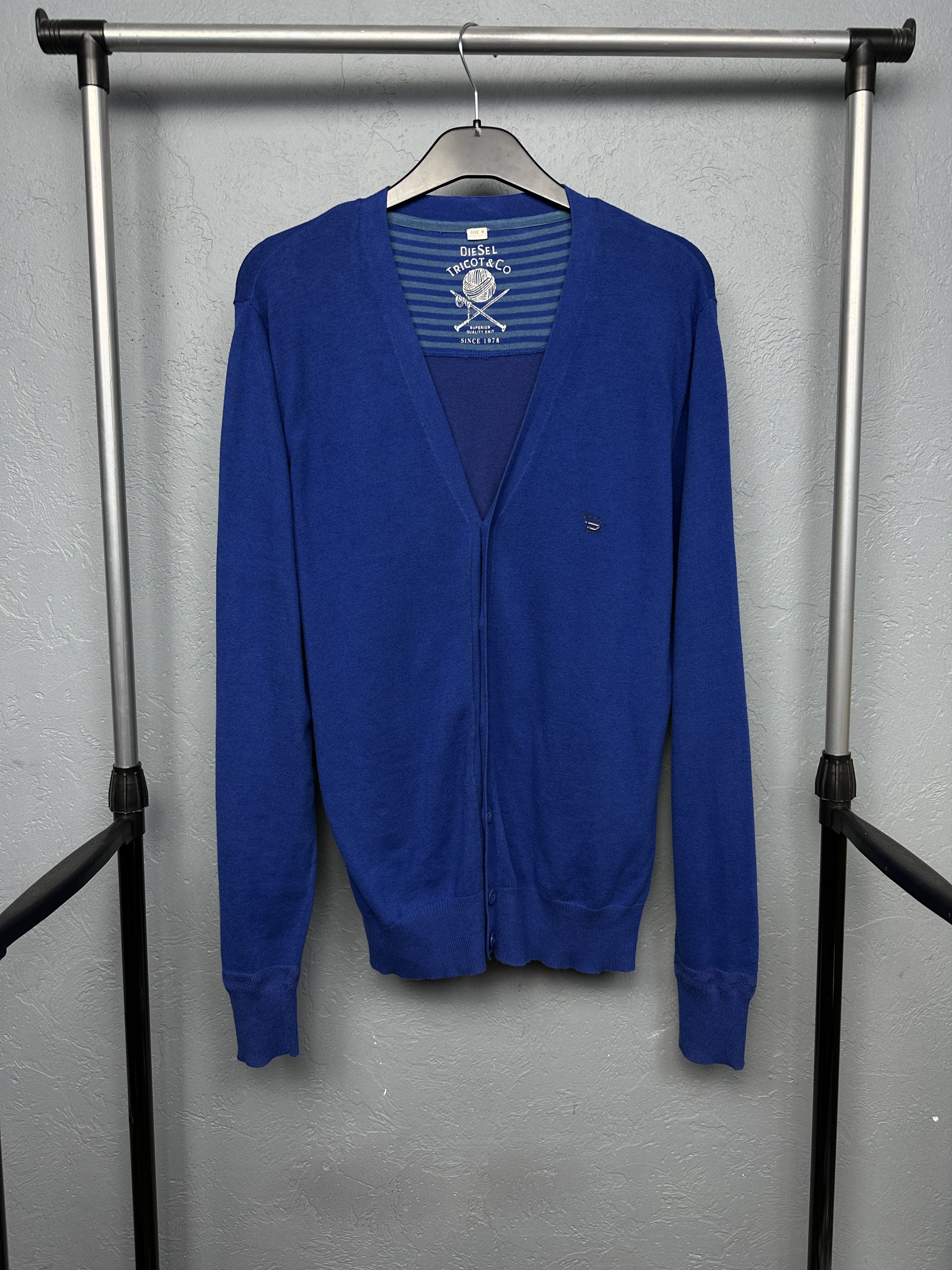 Diesel Diesel Mens Cardigan Sweater Size US L / EU 52-54 / 3 - 1 Thumbnail