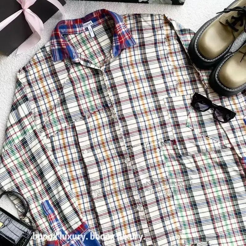 Loewe Loewe Colorful Cotton Women's Shirt . Size M / US 6-8 / IT 42-44 - 4 Thumbnail