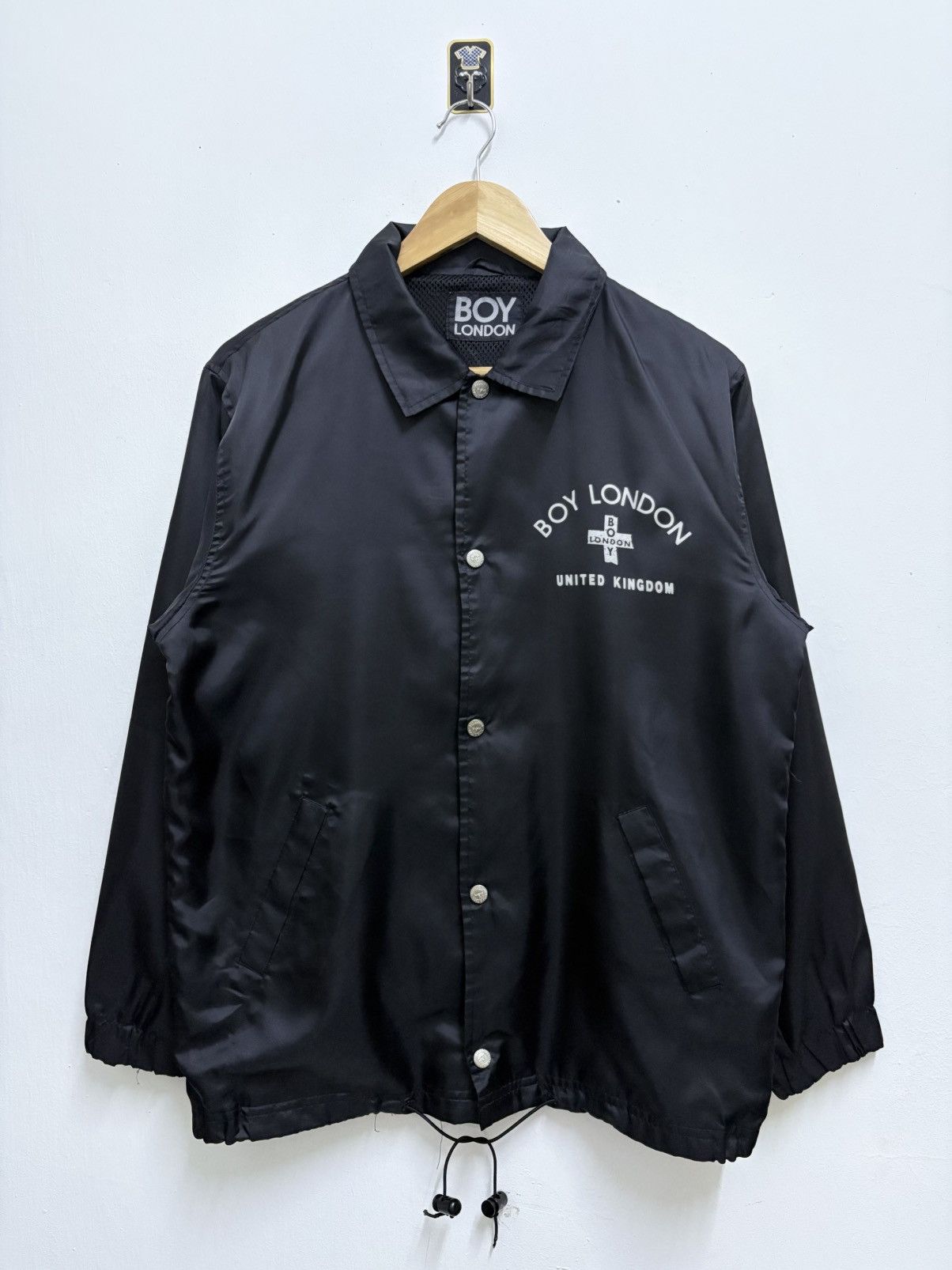 Boy London Vintage 90's Boy London United Kingdom Rebel Coach Jacket Size US M / EU 48-50 / 2 - 1 Thumbnail