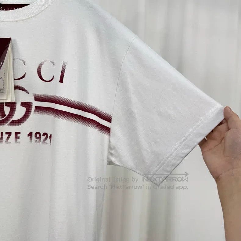 Gucci Gucci Belt letter short sleeve Size US S / EU 44-46 / 1 - 3 Thumbnail