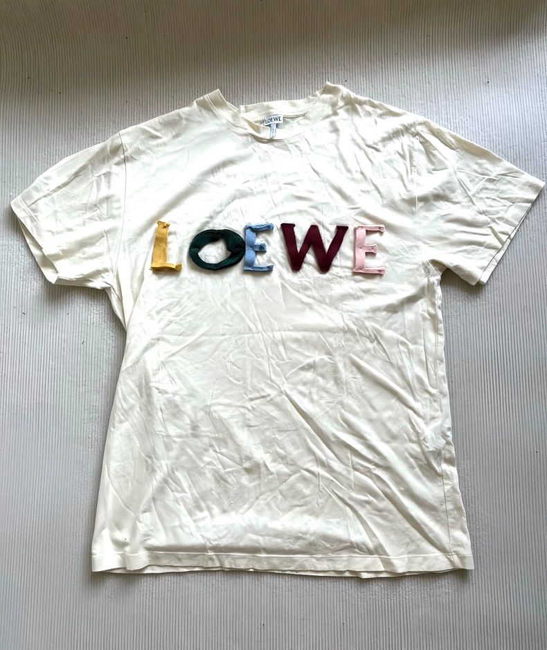 Loewe LOEWE Letter logo short sleeve T-shirt Size M / US 6-8 / IT 42-44 - 1 Thumbnail