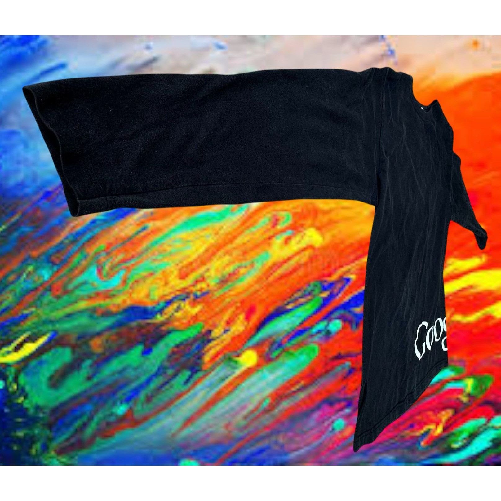 Other VTG Rare Google Long Sleeve T Shirt Large Black Colorful Dot Size US L / EU 52-54 / 3 - 9 Thumbnail