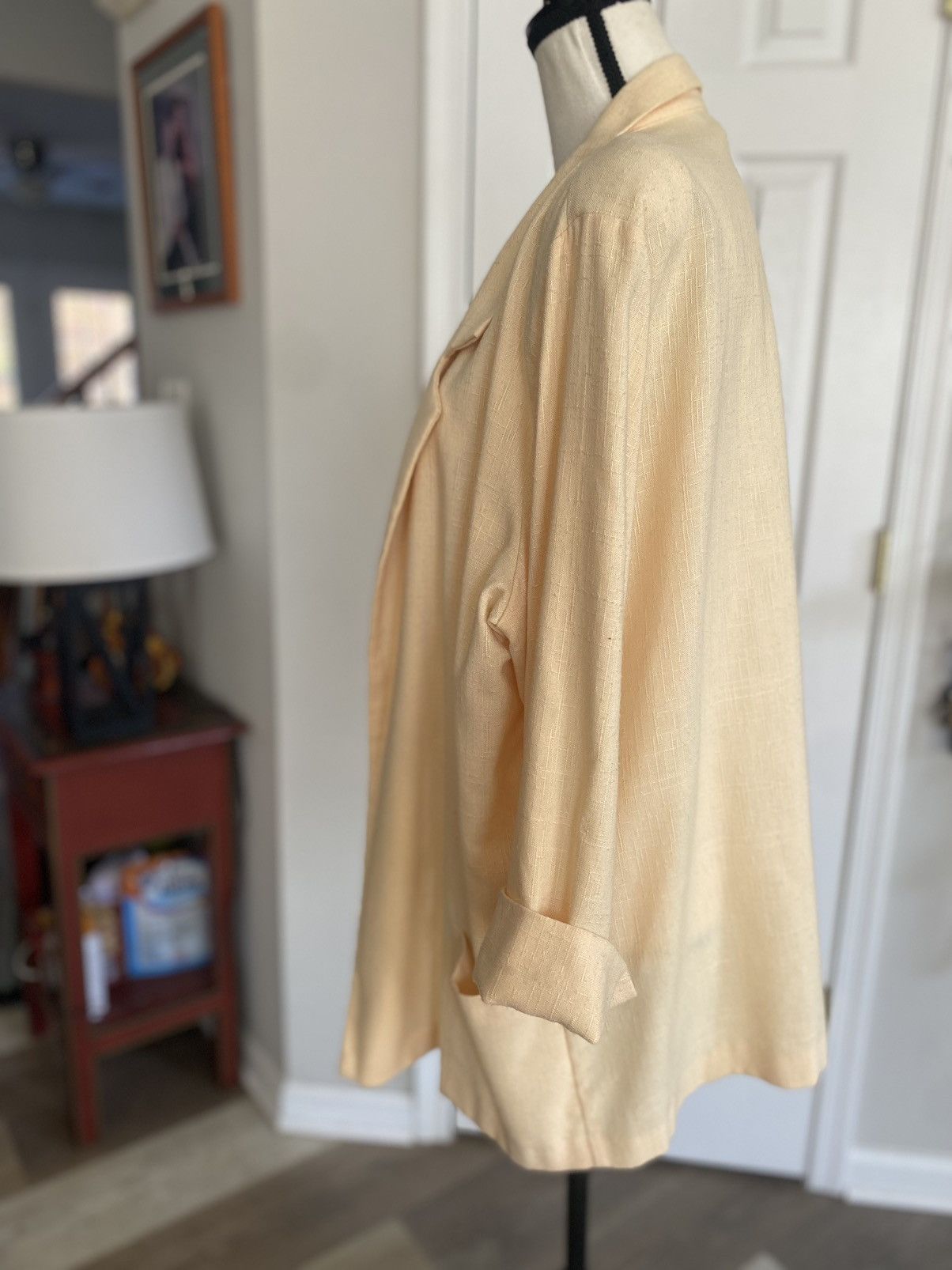Other VINTAGE JOANNA LINEN SHOULDER PAD BLAZER JACKET SIZE XL Size XL / US 12-14 / IT 48-50 - 11 Thumbnail