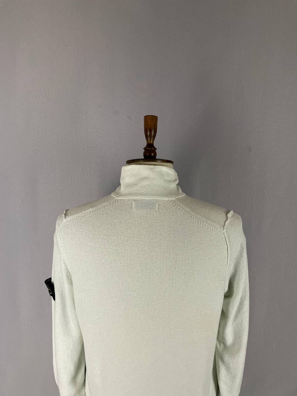 Stone Island Stone Island Sweater White Zip Size US M / EU 48-50 / 2 - 9 Thumbnail